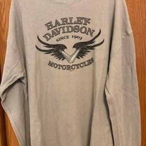 Harley Davidson Long-sleeved Thermal Knit Shirt